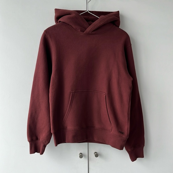 TNA Tops - NWT TNA cozy perfect hoodie XXS dark Maroon